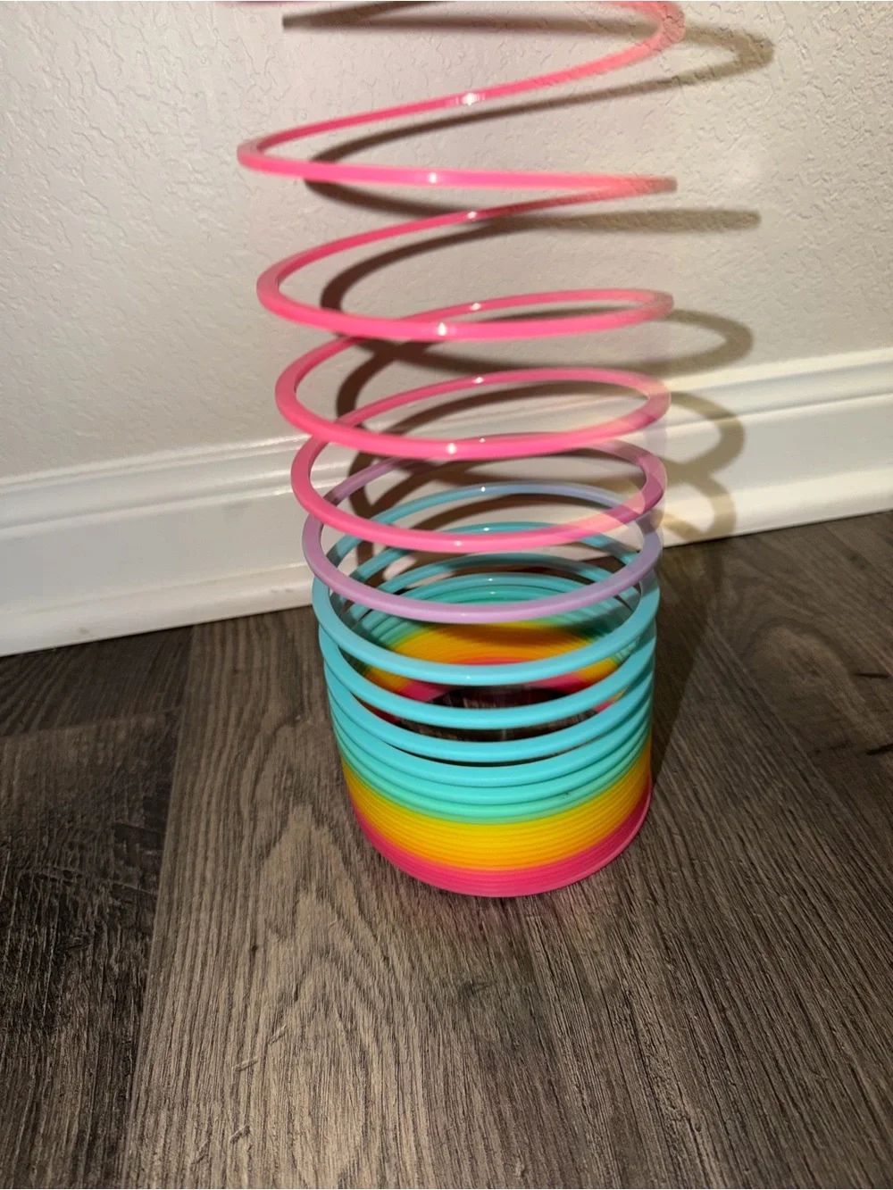 Large Rainbow Slinky Toy
